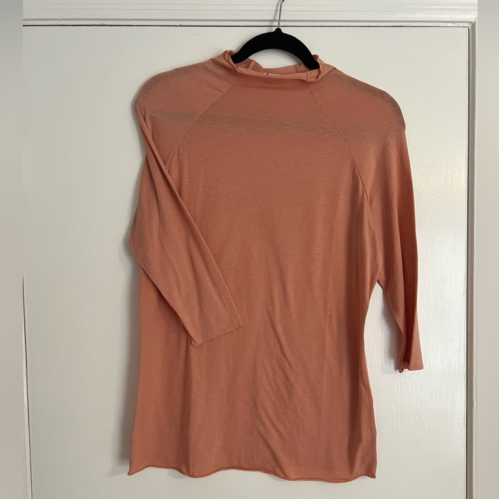 Intimately Free People layering mock neck shirt - peach- size Medium